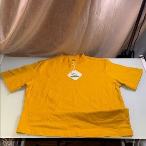 Mustard Yellow Short Sleeve Top